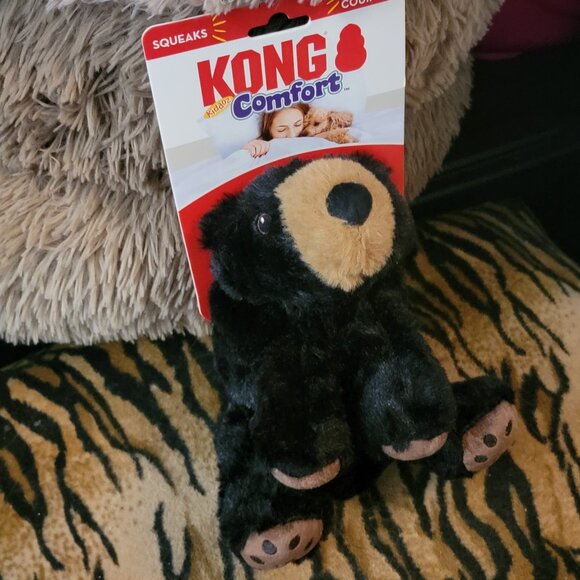 Kong Dog Comforts Grizzly Bear Large New! - Picture 2 of 4